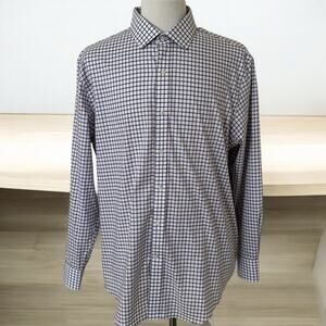 Tommy Hilfiger TheFlex Regular Fit Stretch Men Multi White Long Sleeve Shirt 2XL